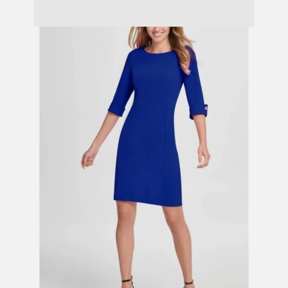 DKNY Blue Sheath Dress